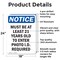 Signmission Must Be At Least 21 Years Old, 18 in W x Rectangle, Aluminum OS-2PACK-NS-A-1824-V-14279 - alternate 4